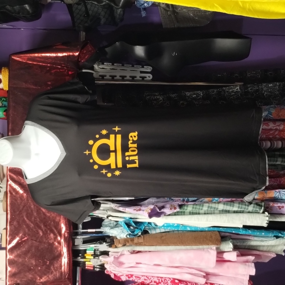 Moon nite up cycled night shirt   Libra